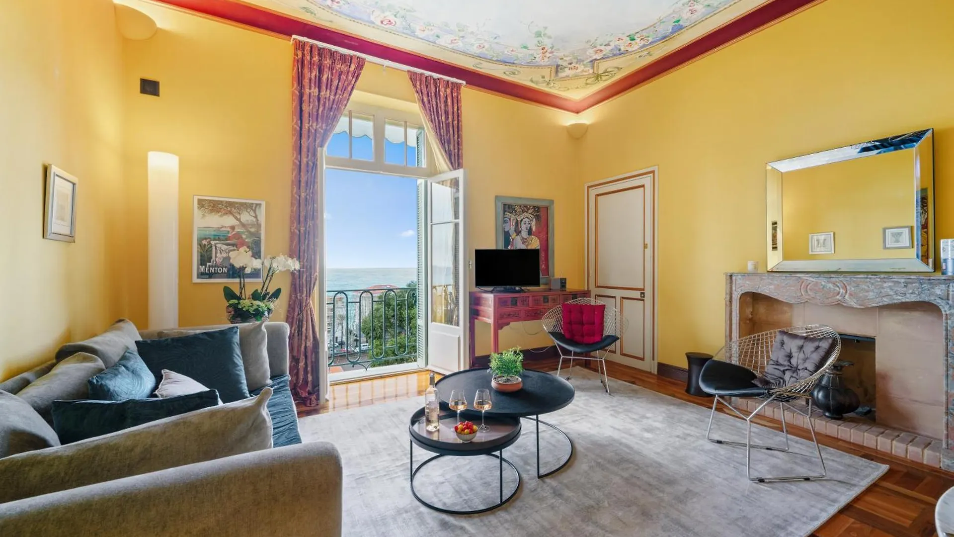 Le Coq Tersling - Residential Parking - Ac - Sea View Apartment Menton